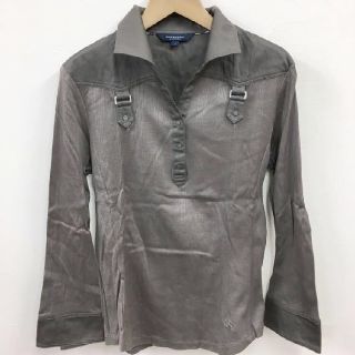 バーバリー(BURBERRY)の【ほぼ美品】BURBERRY 切り替えデザイン長袖コットンシャツ   1サイズ(カットソー(長袖/七分))