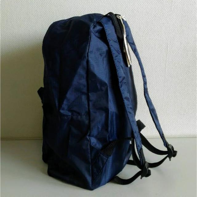 Lee(リー)の【新品】リー / Lee パッカブルバッグ / リュックサック（NAVY) メンズのバッグ(バッグパック/リュック)の商品写真