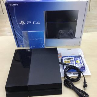 プレイステーション4(PlayStation4)のPlayStation®4 ジェット・ブラック 500GB CUH-1100A…(家庭用ゲーム機本体)