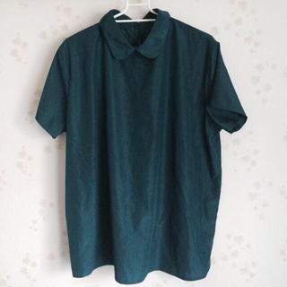 アメリカンアパレル(American Apparel)の丸襟シャツ(シャツ/ブラウス(半袖/袖なし))