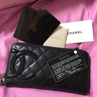 シャネル(CHANEL)のCHANEL♡カンボンライン♡ラウンド・ジッピー(財布)