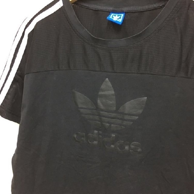 adidas(アディダス)の【良好】【三つ葉】アディダス　Tシャツ レディースのトップス(Tシャツ(半袖/袖なし))の商品写真