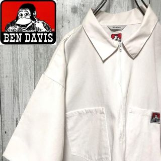 ベンデイビス(BEN DAVIS)のベンデイビス☆ワンポイントロゴ ビッグシルエット USA製 ワークシャツ(シャツ)