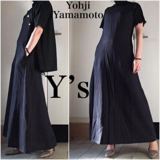 ヨウジヤマモト 半袖 マキシワンピース/ロングワンピース(レディース