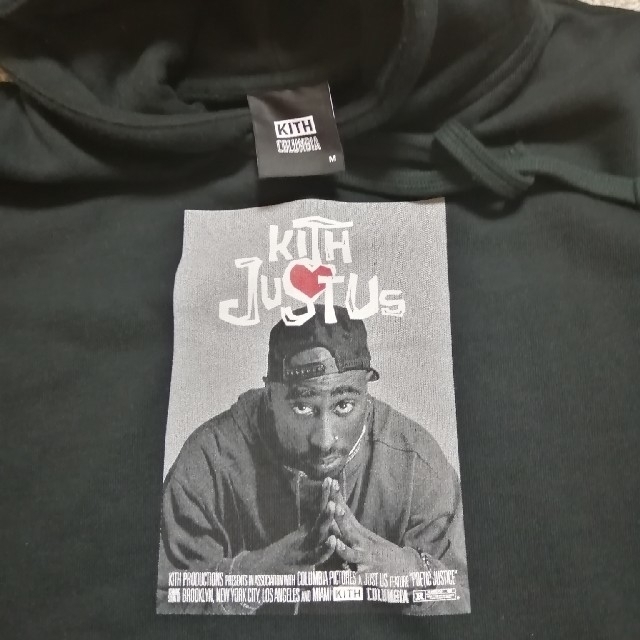 送込 XXL KITH POETIC JUSTICE HOODIE 2PAC