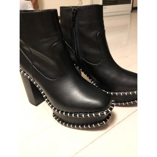 マウジー(moussy)のmoussy WOOD SOLE BOOTS(ブーツ)