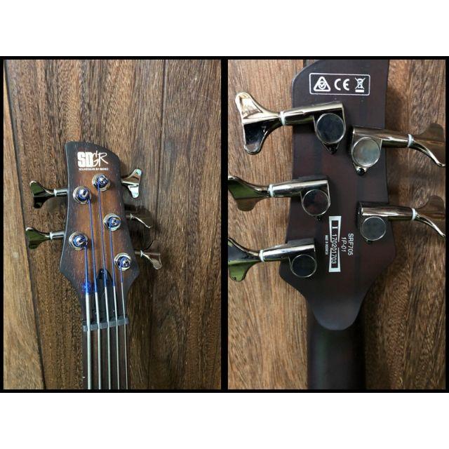 Ibanez(アイバニーズ)のアイバニーズ　フレットレス5弦ベース　ほぼ新品 楽器のベース(エレキベース)の商品写真