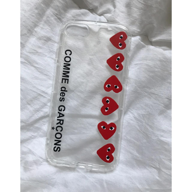 COMME des GARCONS(コムデギャルソン)のギャルソン ❤︎ iPhoneケース 7/8 シンプル ハート カバー スマホ/家電/カメラのスマホアクセサリー(iPhoneケース)の商品写真