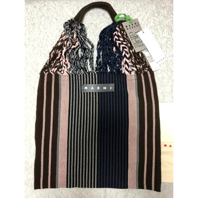 MARNI マルニ ハンモックバッグ ブルー