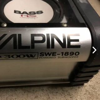 ロウアルパイン(Lowe Alpine)のALPINE サブウーファー(カーオーディオ)