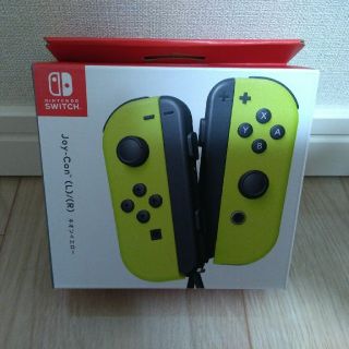 ニンテンドースイッチ(Nintendo Switch)のjoy-con　ジョイコン　ネオンイエロー　ニンテンドースイッチ Switch(その他)