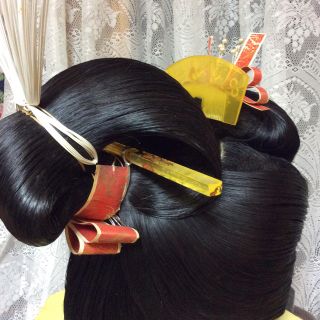 日本髪 高島田 内部調節機能つき 花嫁 かつらの通販 by まめた's shop