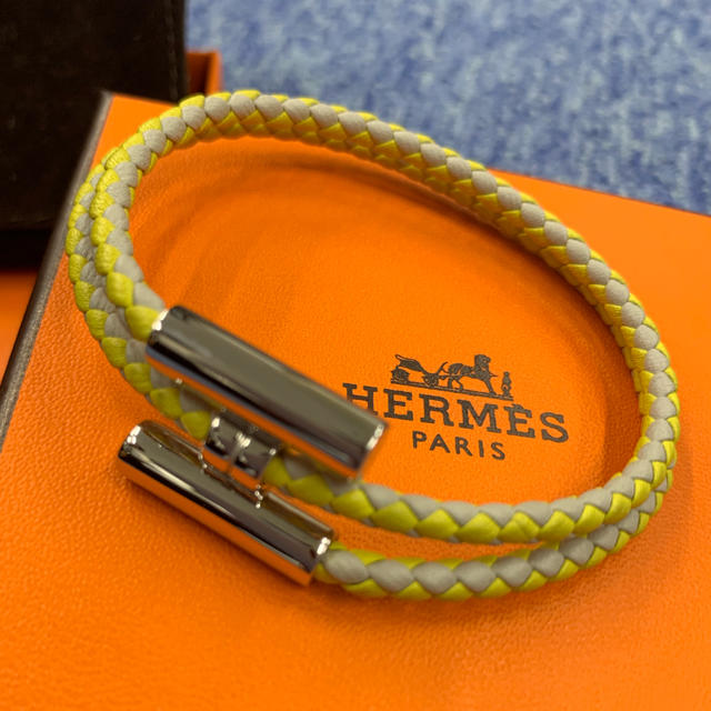 HERMES エルメス　トゥルニ トレッセ イエロー　ブレスレット