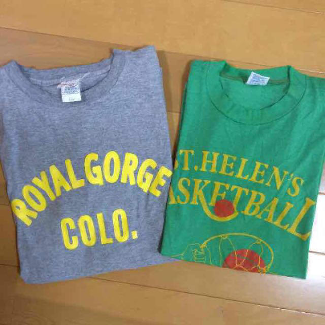 古着♪ Tシャツ 二枚セット メンズのトップス(Tシャツ/カットソー(半袖/袖なし))の商品写真