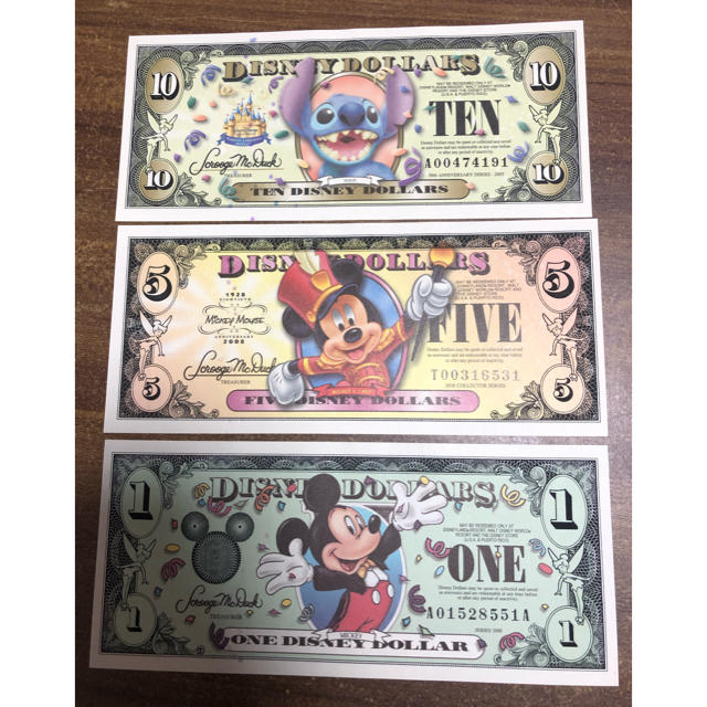 Disney(ディズニー)のアメリカディズニー ドル$ エンタメ/ホビーの美術品/アンティーク(貨幣)の商品写真