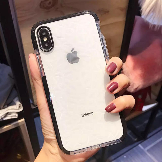 クリア ダイヤモンド iPhone XR、XS、XSmaxケースの通販 by sachi's shop｜ラクマ