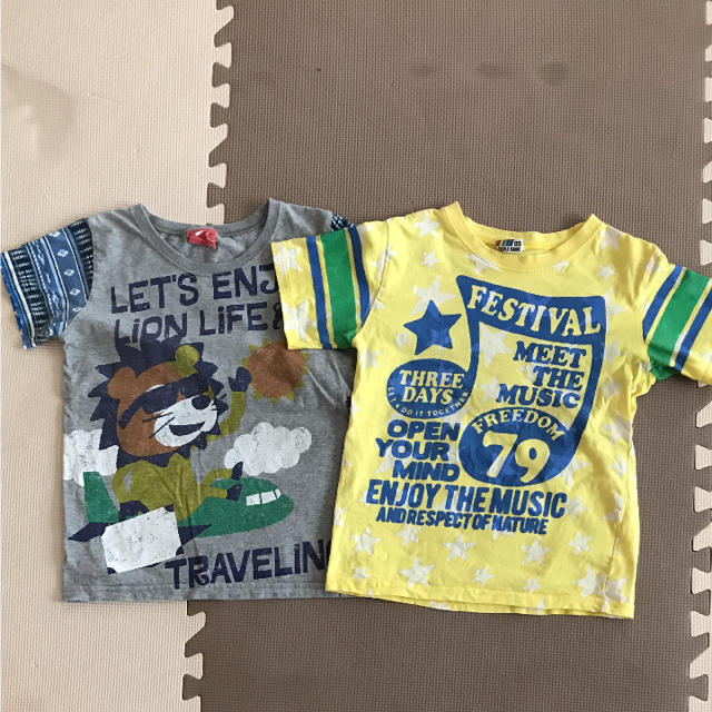 Tシャツ 3枚セット 130 キッズ/ベビー/マタニティのキッズ服男の子用(90cm~)(Tシャツ/カットソー)の商品写真