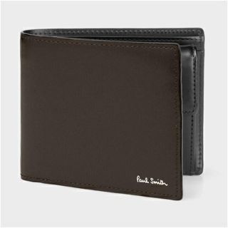 ポールスミス(Paul Smith)のポールスミス シティエンボス 二つ折り財布 ブラウン(折り財布)