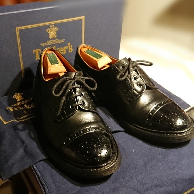 Tricker's セミブローグ トリッカーズ M7047 UK8(26.5