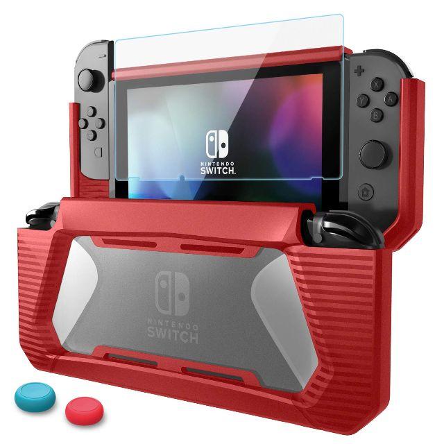 ニンテンドースイッチ ケース+ Switchガラスフィルム＋親指キャップ エンタメ/ホビーのゲームソフト/ゲーム機本体(その他)の商品写真