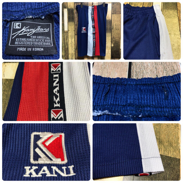 Karl Kani(カールカナイ)の【即購入可能です！様専用☆】カールカナイ☆刺繍ロゴ入りサイドラインハーフパンツ メンズのパンツ(ショートパンツ)の商品写真