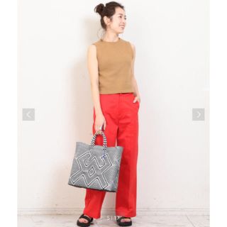 ビューティアンドユースユナイテッドアローズ(BEAUTY&YOUTH UNITED ARROWS)の美品☆ビューティーアンドユース チノワイドパンツ☆(カジュアルパンツ)