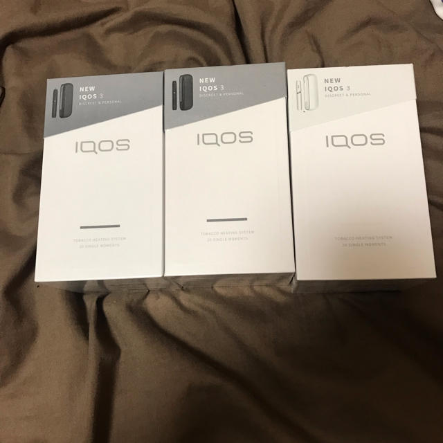 【セール】 IQOS - iqos3  ローソン購入 未登録 3台セット タバコグッズ