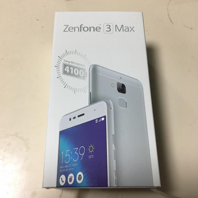 ASUS(エイスース)のZenfone 3 Max 開封のみの粗新品 スマホ/家電/カメラのスマートフォン/携帯電話(スマートフォン本体)の商品写真