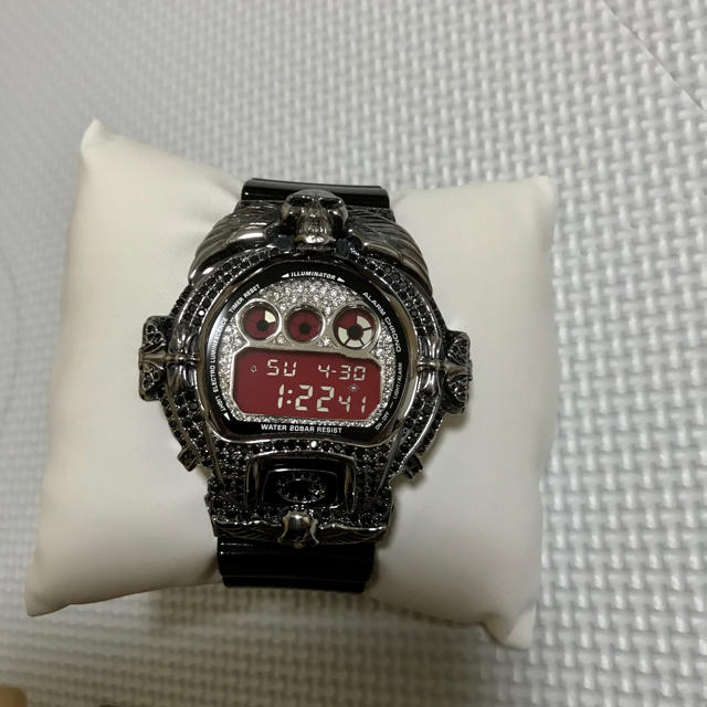 デジタル】 G-SHOCK - Gショックカスタム⭐️シルバー925 スカル