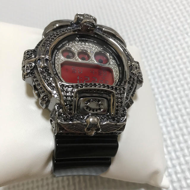 G-SHOCK(ジーショック)のGショックカスタム⭐️シルバー925 スカルカスタム⭐️ メンズの時計(腕時計(デジタル))の商品写真