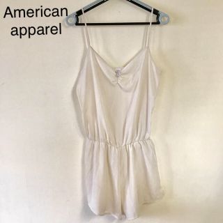 アメリカンアパレル(American Apparel)のアメアパ オールインワン ショートパンツ Mサイズ(オールインワン)