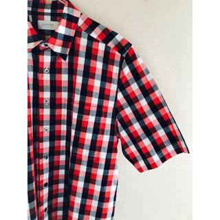 カルバンクライン(Calvin Klein)のCALVIN KLEIN カルバンクライン  半袖 チェックシャツ(シャツ)