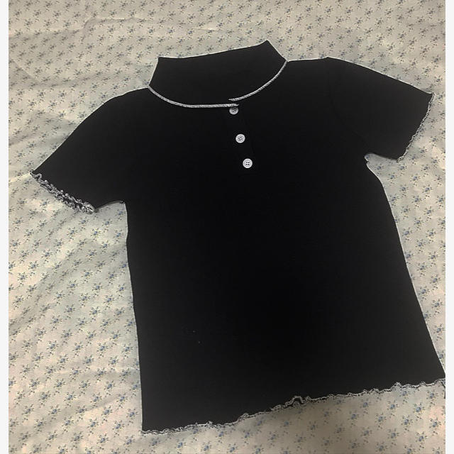 catty kitten 70's polo shirt レディースのトップス(ポロシャツ)の商品写真