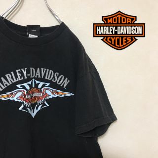 ハーレーダビッドソン(Harley Davidson)のHARLEYDAVIDSON ハーレー ダビッドソン Tシャツ デカロゴ(Tシャツ/カットソー(半袖/袖なし))