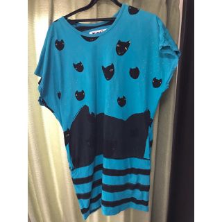 ツモリチサト(TSUMORI CHISATO)のtsumori chisato  cats ワンピース(ひざ丈ワンピース)