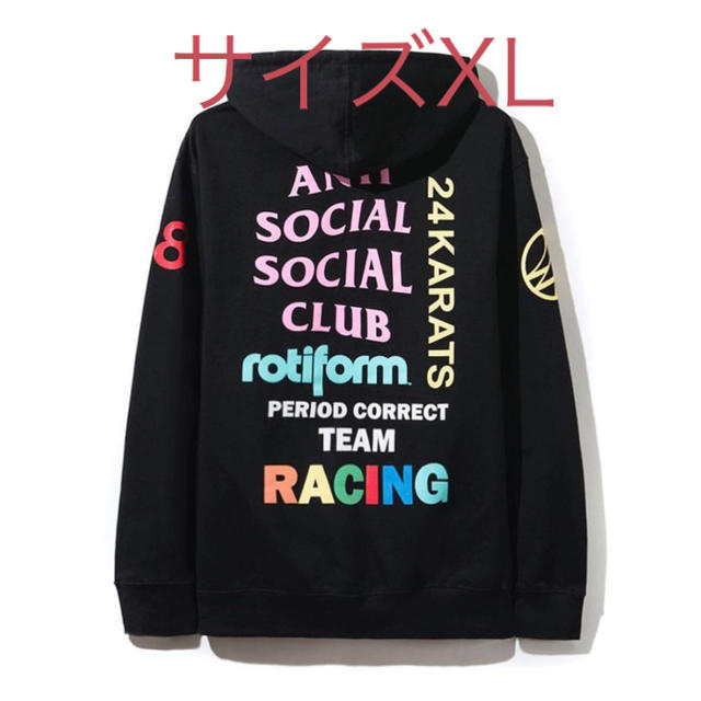 Anti Social Social Club 4ネームコラボパーカー