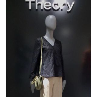 セオリー(theory)のTheory アイレット リネンブラウス 18SS 昨季(シャツ/ブラウス(長袖/七分))