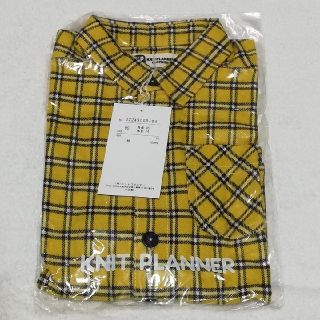 ニットプランナー(KP)の新品　KP ニットプランナー　長袖チェックシャツ95cm　(Tシャツ/カットソー)