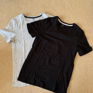 エイチアンドエム(H&M)のH &M 無地Tシャツ 2点セット(Tシャツ/カットソー)
