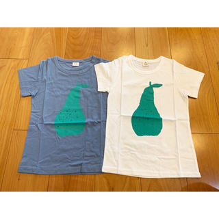 Tシャツ2枚セット  洋梨  120cm  おそろい 双子  新品(Tシャツ/カットソー)