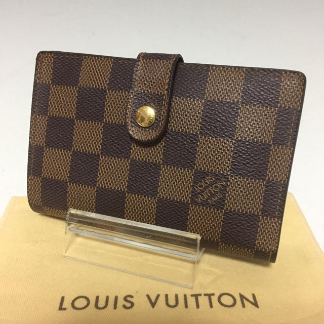 LOUIS VUITTON 新型 ヴィエノワ ダミエ 財布 がま口 ルイヴィトン