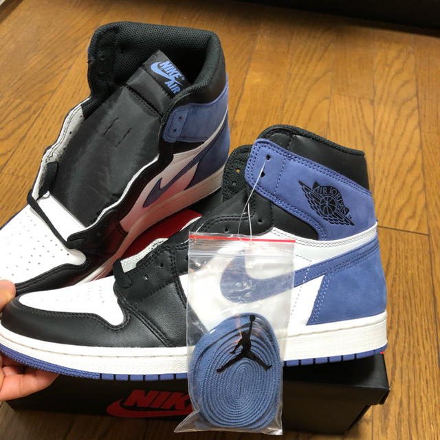 NIKE(ナイキ)のOU様 AIR JORDAN 1 BLUE MOON ジョーダン エアー メンズの靴/シューズ(スニーカー)の商品写真