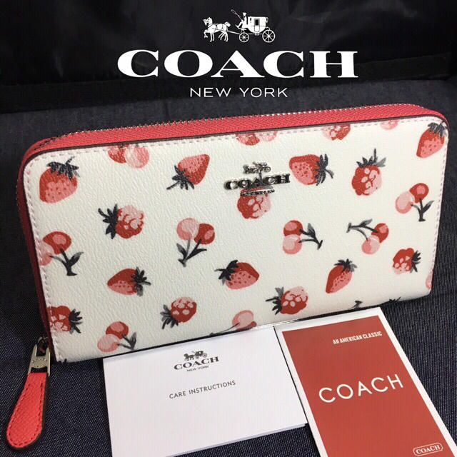 COACH(コーチ)の最短即日発送！新品コーチ長財布  贈り物には無料ラッピングも レディースのファッション小物(財布)の商品写真