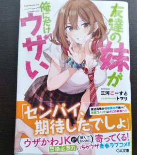 美品「友達の妹が俺にだけウザい」(文学/小説)