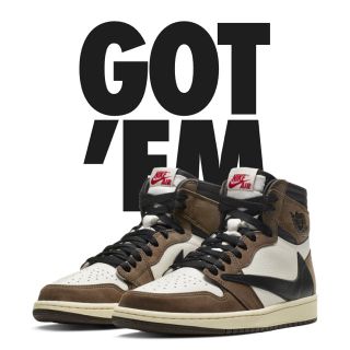 ナイキ(NIKE)のNIKE エア ジョーダン1 トラビススコット AIR JORDAN1(スニーカー)