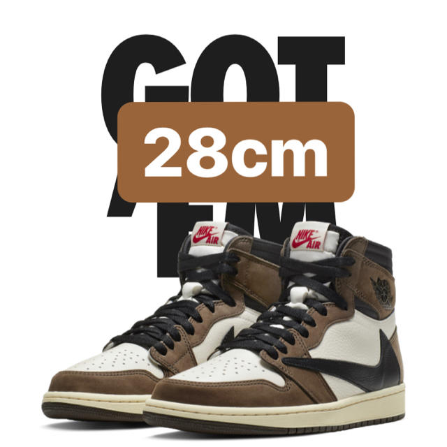 air  jordan1 travis scott 28 トラビス スコットスニーカー