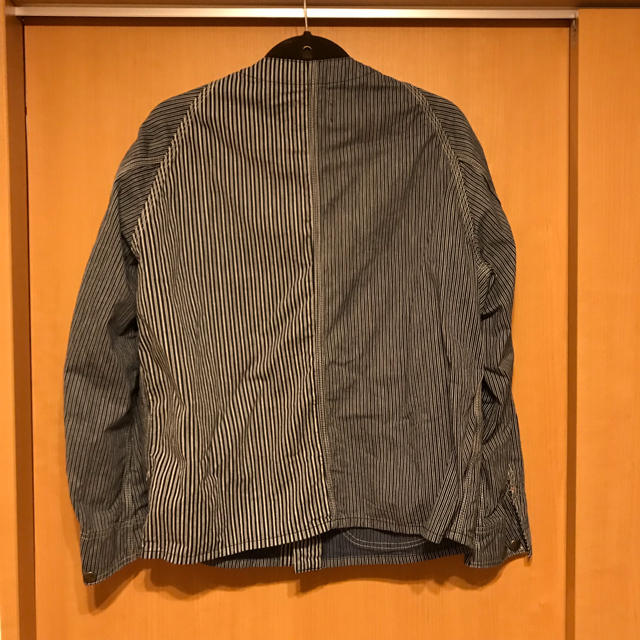 BEAMS(ビームス)のCALOLINE ヒッコリーブルゾン キャルオーライン メンズのジャケット/アウター(ブルゾン)の商品写真