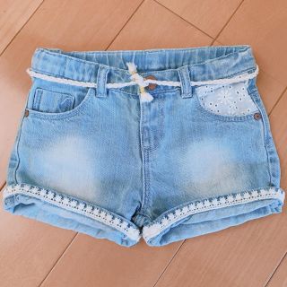 ザラ(ZARA)のZARABaby デニムショートパンツ 98(パンツ/スパッツ)