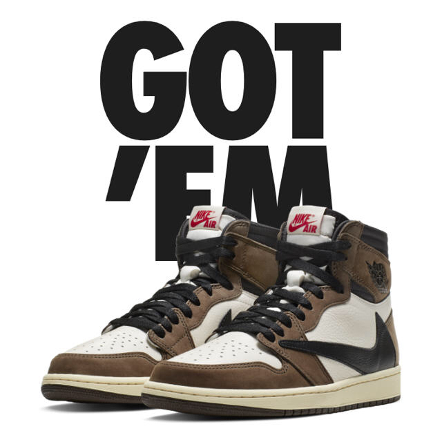 SALE/37%OFF】 - NIKE エアジョーダン1 SCOTT TRAVIS HIGH スニーカー