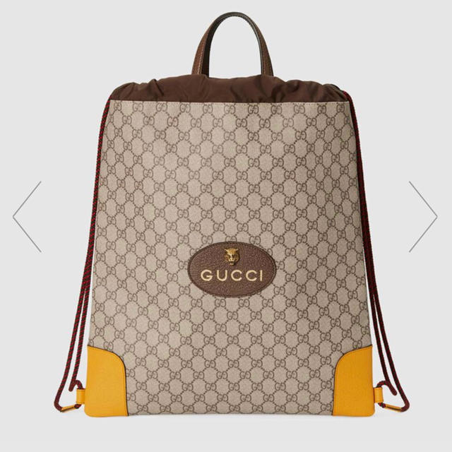 Gucci - GUCCI GGスプリームキャンバスバックパック